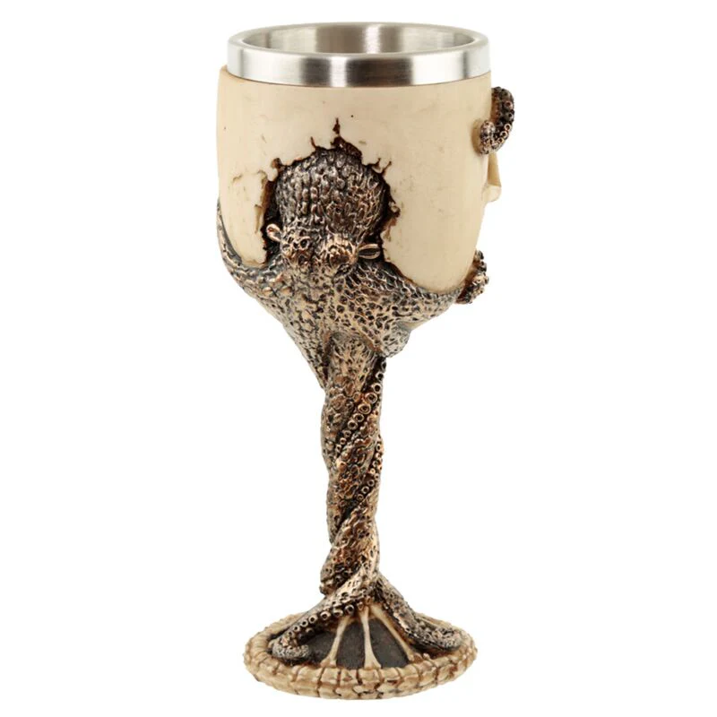Bronze Octopus Skull Goblet - Image 4