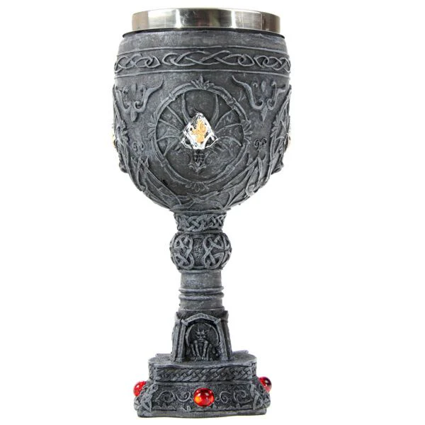 Celtic Stone Effect Dragon Goblet - Image 3