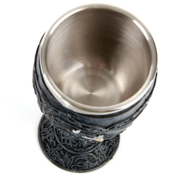 Celtic Stone Effect Dragon Goblet - Image 5
