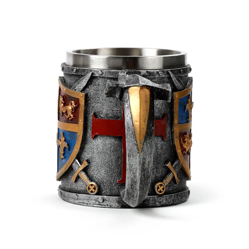 Coat of Arms Gold & Silver Tankard - Image 3
