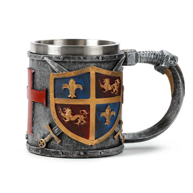 Coat of Arms Gold & Silver Tankard - Image 6