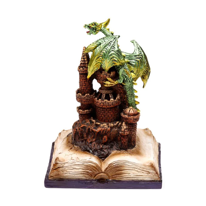 Dark Legends LED Enchanted Fairytale Castle Earth Dragon - Image 4