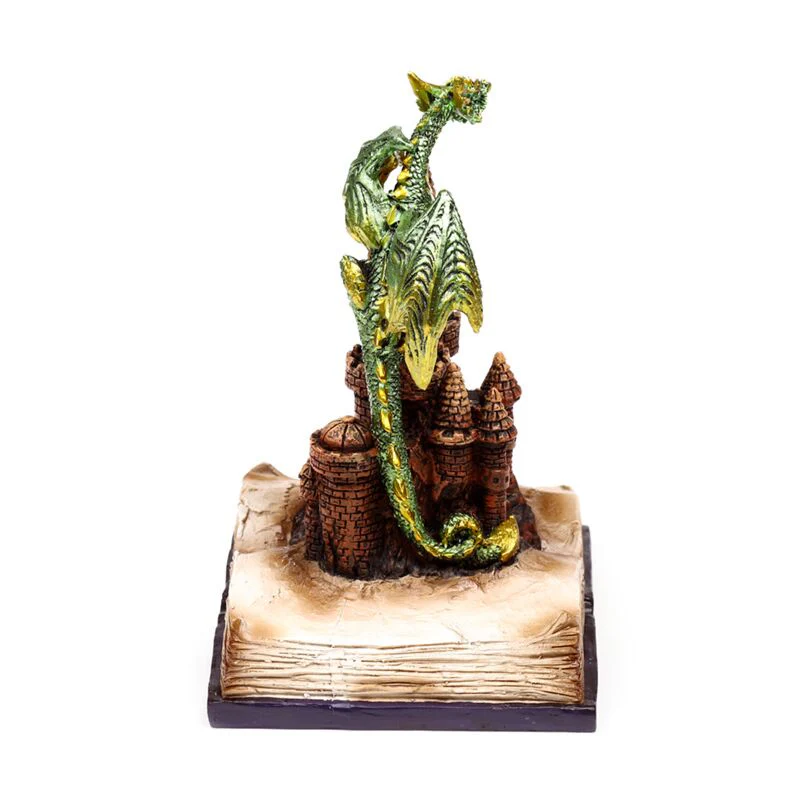 Dark Legends LED Enchanted Fairytale Castle Earth Dragon - Image 5