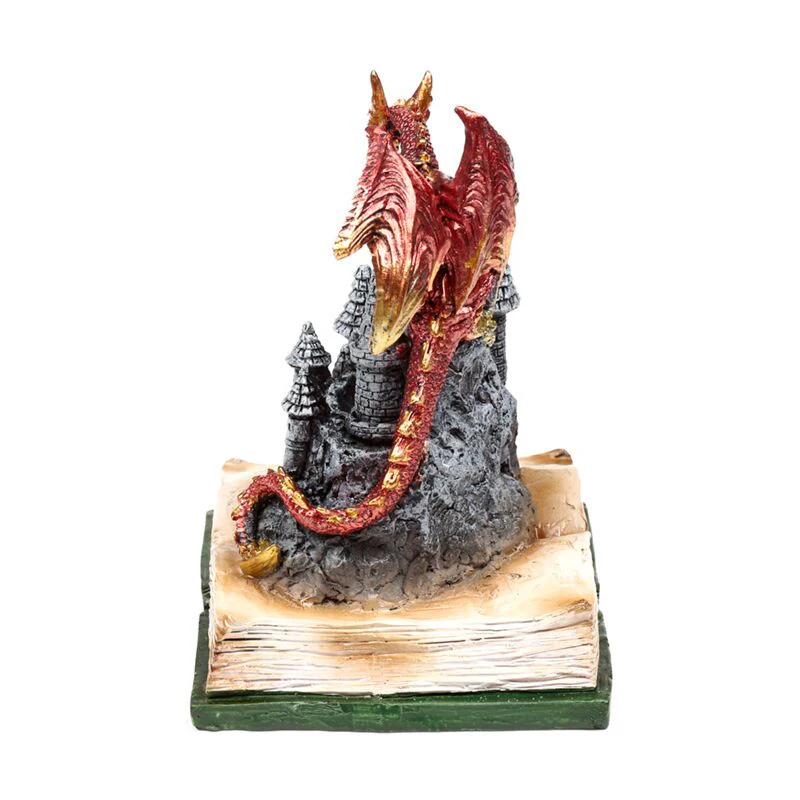 Dark Legends LED Enchanted Fairytale Castle Fire Dragon - Image 3