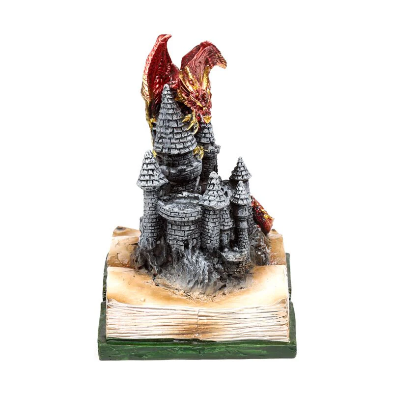 Dark Legends LED Enchanted Fairytale Castle Fire Dragon - Image 5