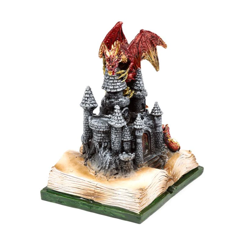 Dark Legends LED Enchanted Fairytale Castle Fire Dragon - Image 6