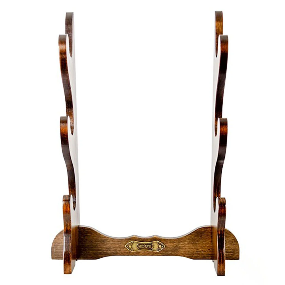 Display Stand - 3 Swords/Pistols - Wooden - Image 2