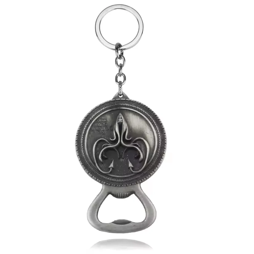 Game of Thrones Keyring - We Do Not Sow - Greyjoy