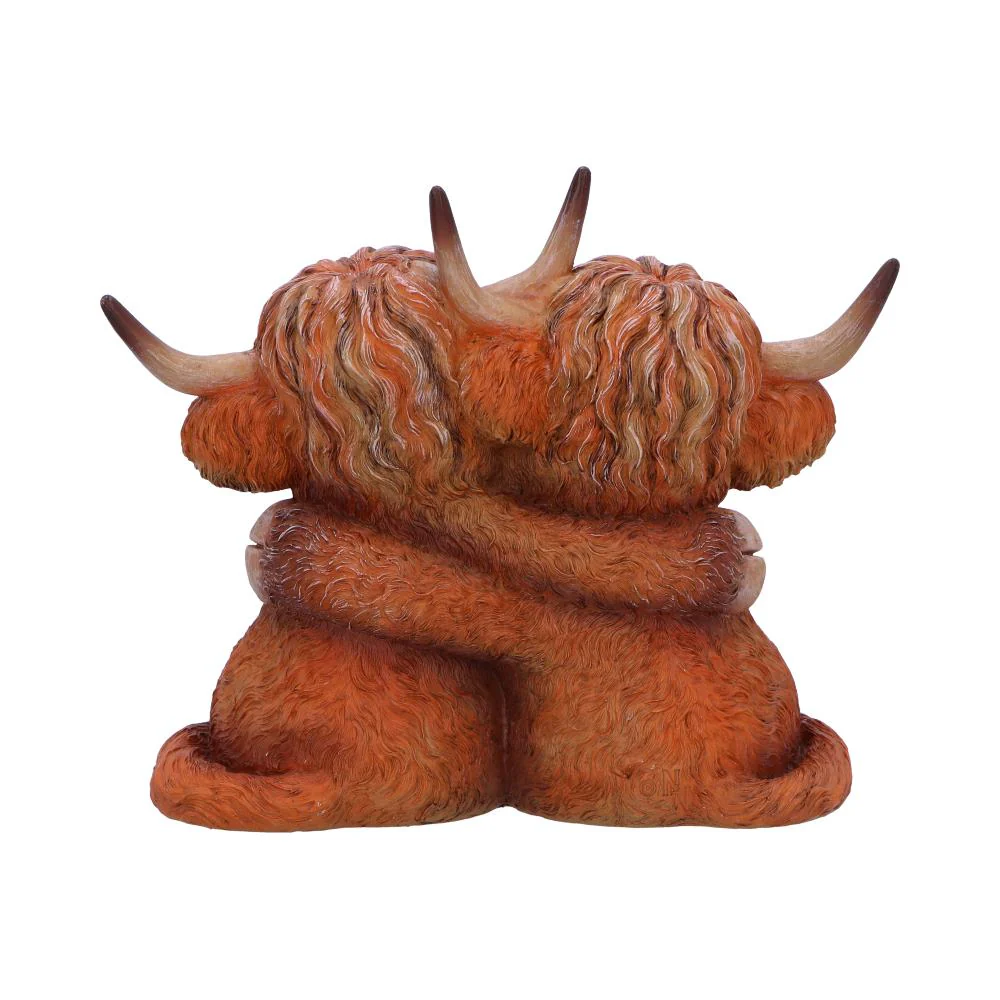 Highland Cow Hug Figurine - Image 3