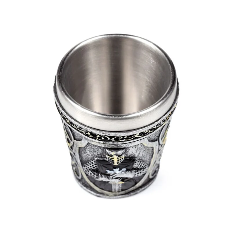 Medieval Black Knight Shot Glass - Image 3