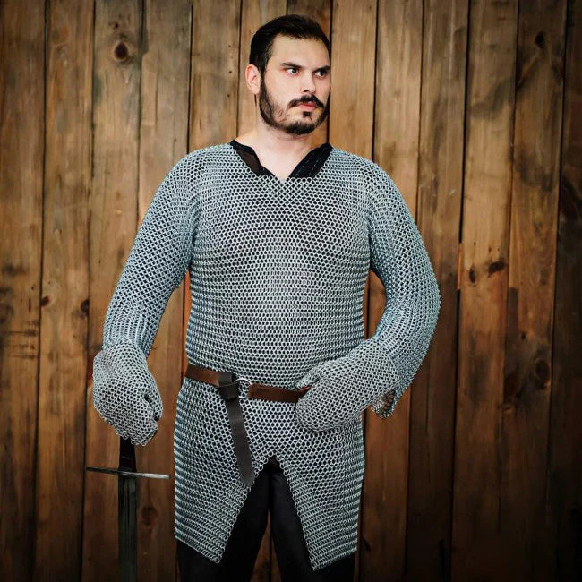 Medieval Chainmail Mittens - Butted - Image 4