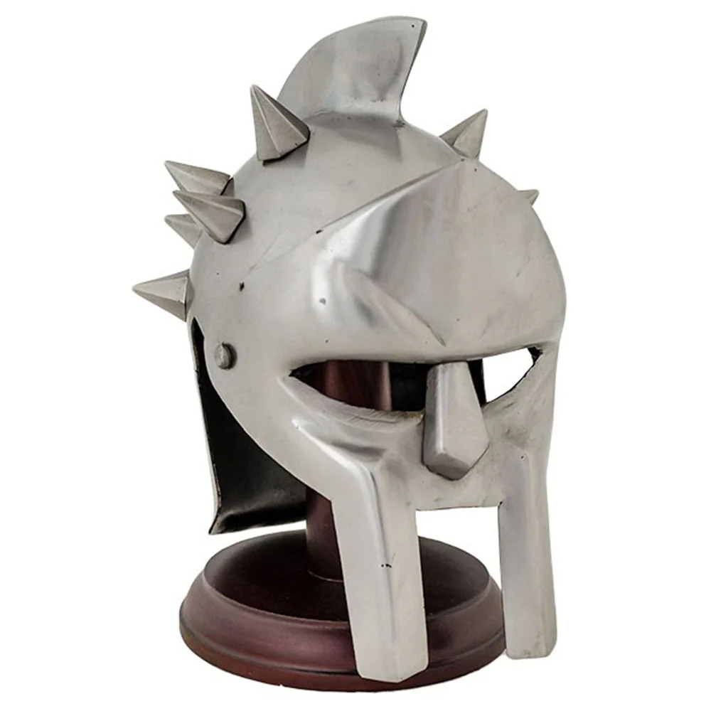 Miniature Roman Gladiator Helmet - with Stand - Image 2