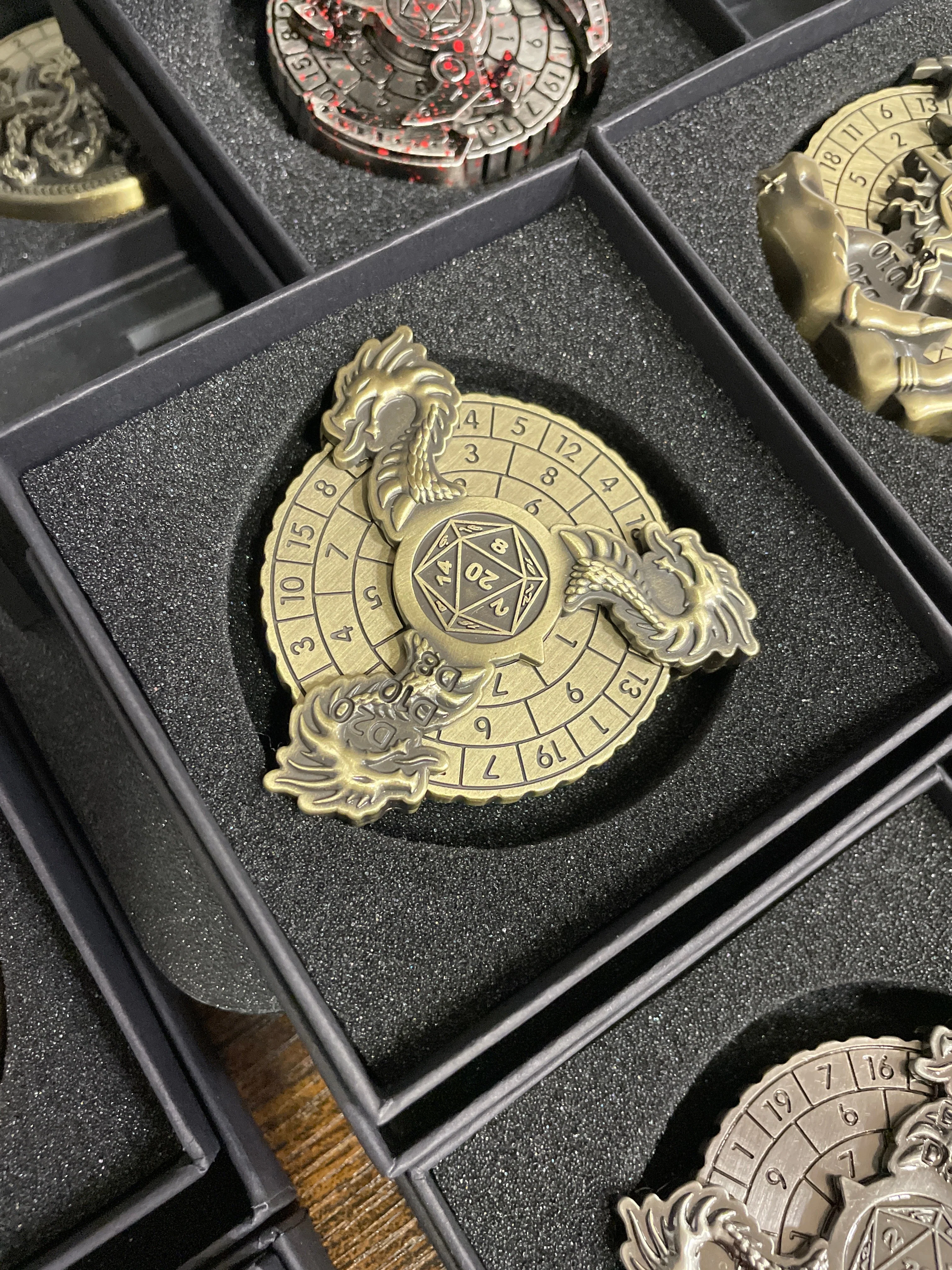 Round Dice Spinner