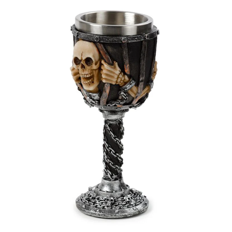 Skull with Chains Goblet - Image 2