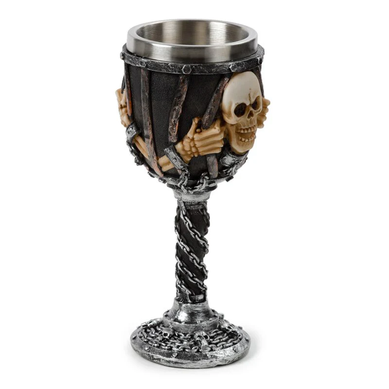 Skull with Chains Goblet - Image 4