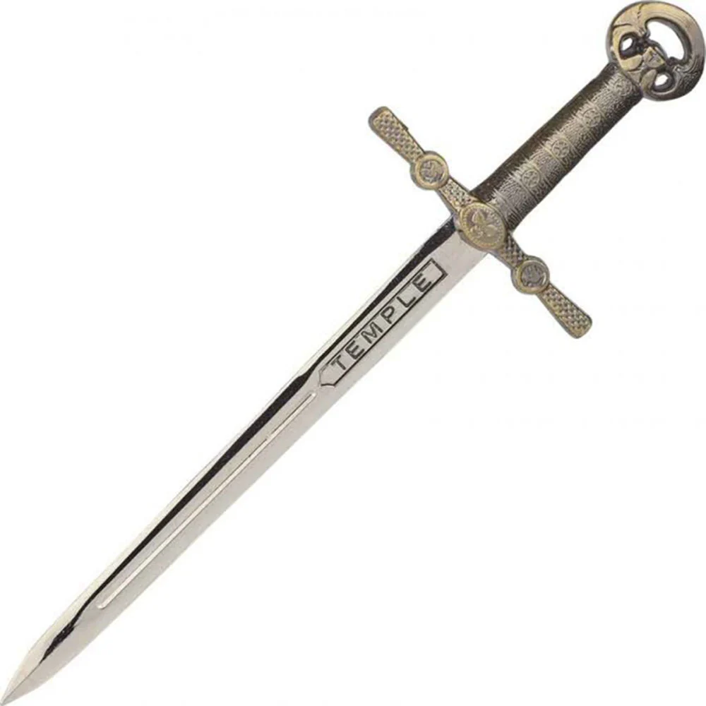 Templar Sword (Mini Letter Opener) - Silver
